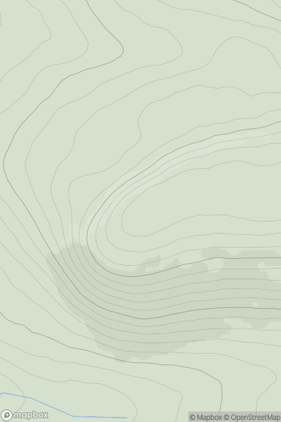 Thumbnail image for An t-Sail [Lochinver to Ullapool] showing contour plot for surrounding peak